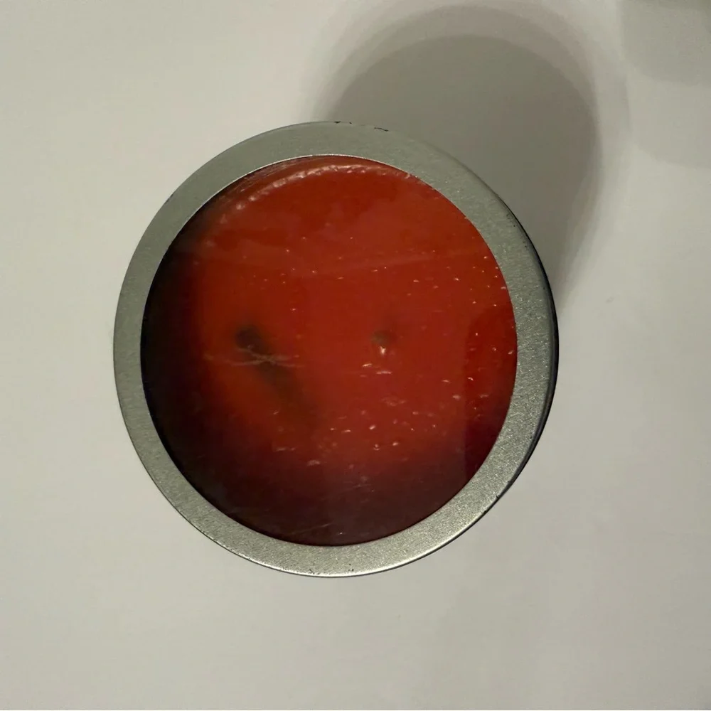 FOR EVERY BODY NEW CANDLE IN TIN HOME BAKED WARM MULLED CIDER SOY USA HOME